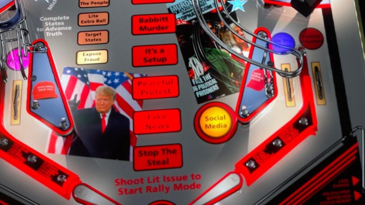 Cpac Insurrection There’s A Pinball Machine Based On The January 6 Insurrection - Kotaku