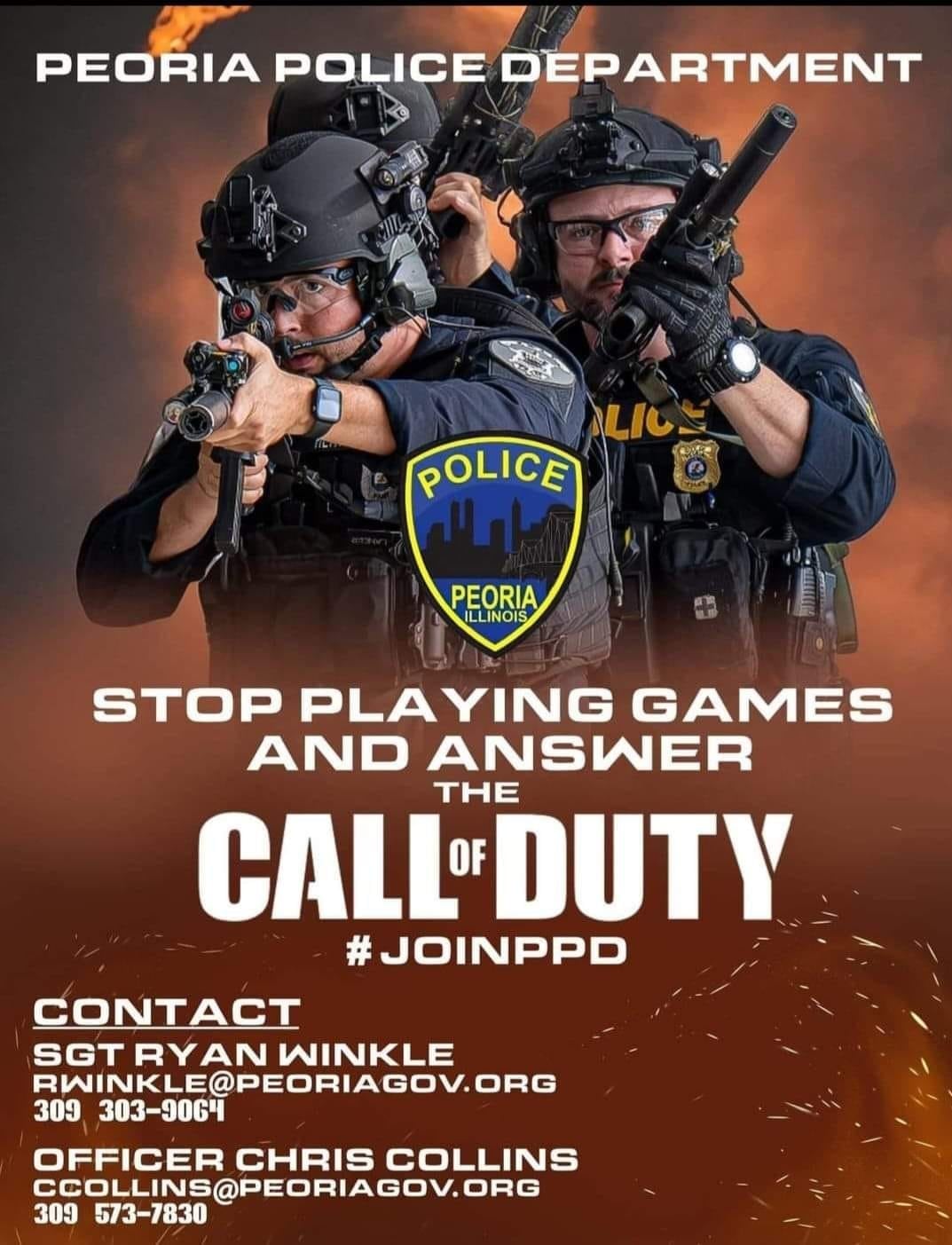 Image: Peoria Police Department / Activision