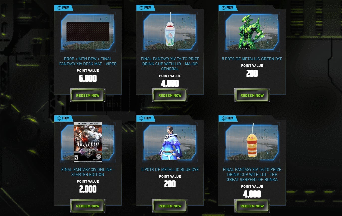 Screenshot: Kotaku / Square Enix / Mountain Dew