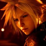 Cloud sits in pensive silence.