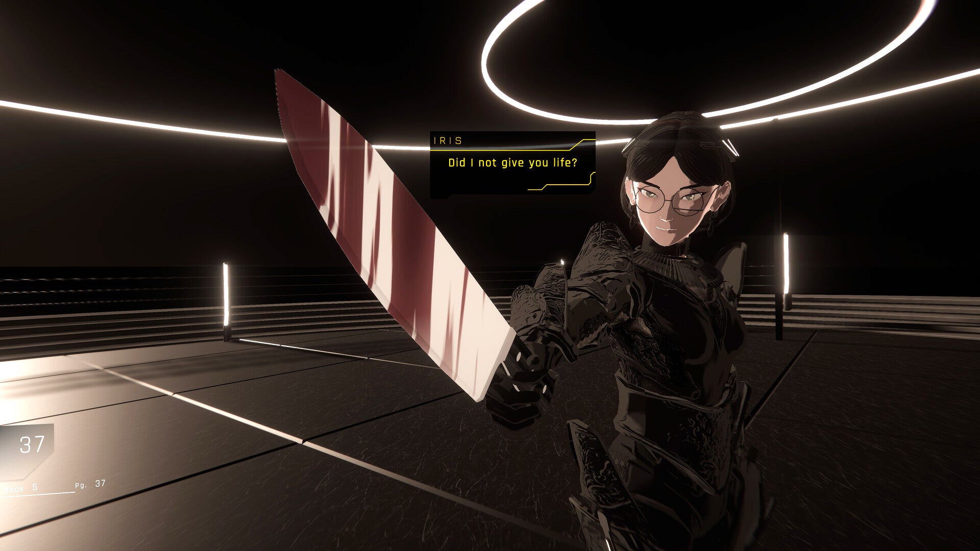 Screenshot: sunset visitor