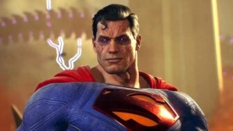 Superman appears mutated.
