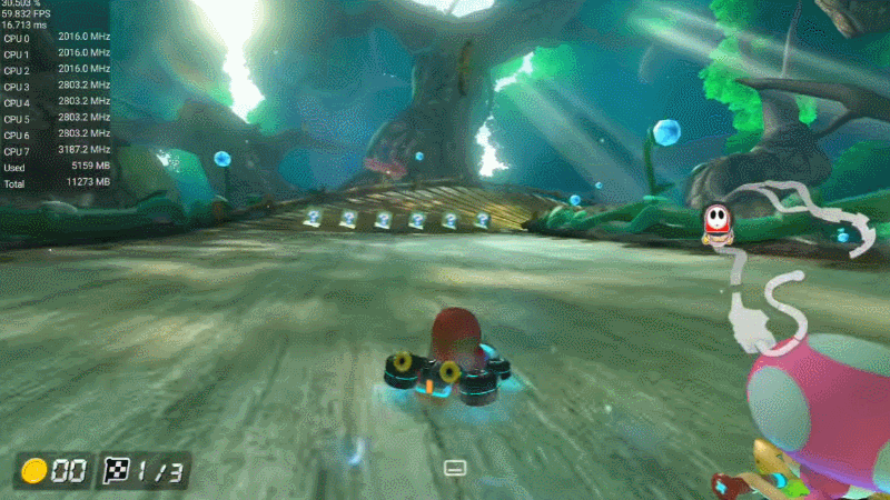 Test footage shows MK8 running on an Android handheld. 