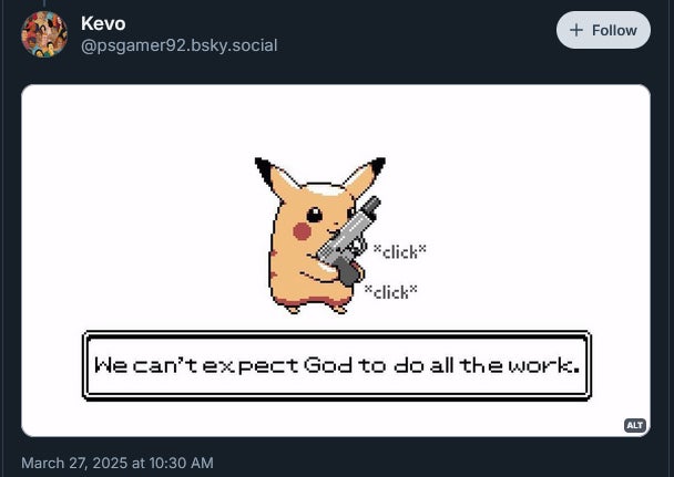 Screenshot: Kevo / Bluesky / Kotaku