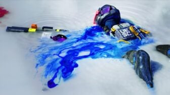 A downed runner bleeds out.