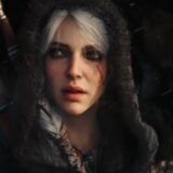 Ciri appears in a new land wearing a hood.
