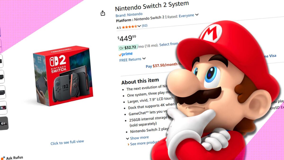 The Nintendo Switch 2 Is Finally Available On Amazon, But There's A ...