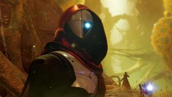 A Guardian turns around.