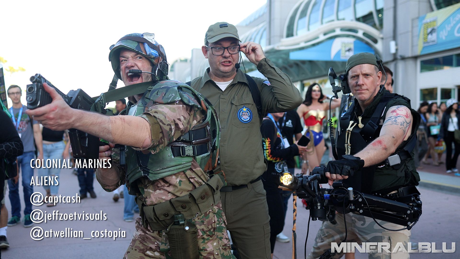 Three Colonial Marines.