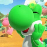 Yoshi looks cute.