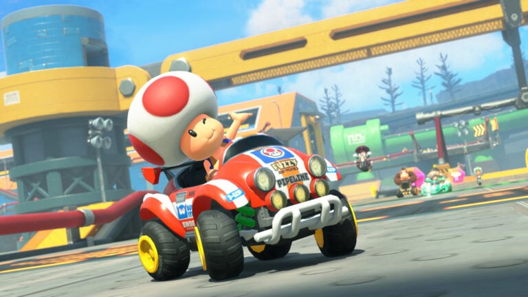 Mario Toad Racing Mario Kart World's New Patch Improves Free Roam, Online Races