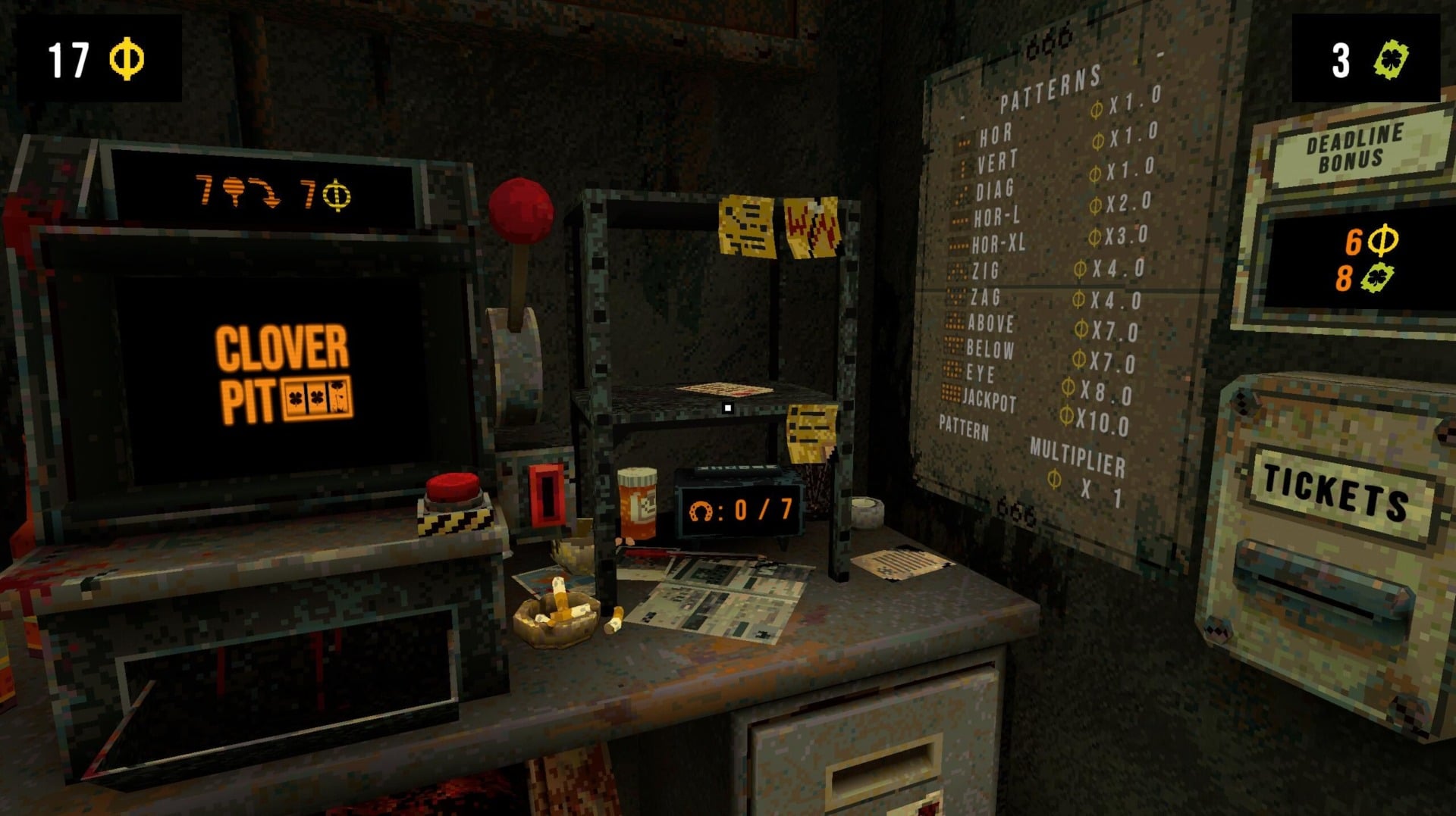 The dungeon-like room.