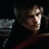 Leon drives a car.