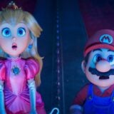 Mario and Peach appear surprised.