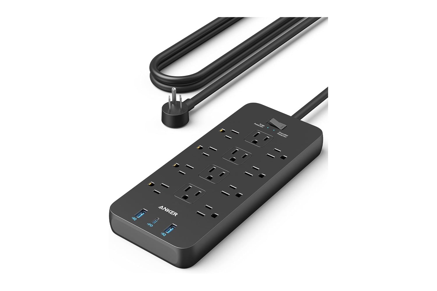 Anker Power Strip With 2100j Surge Protector