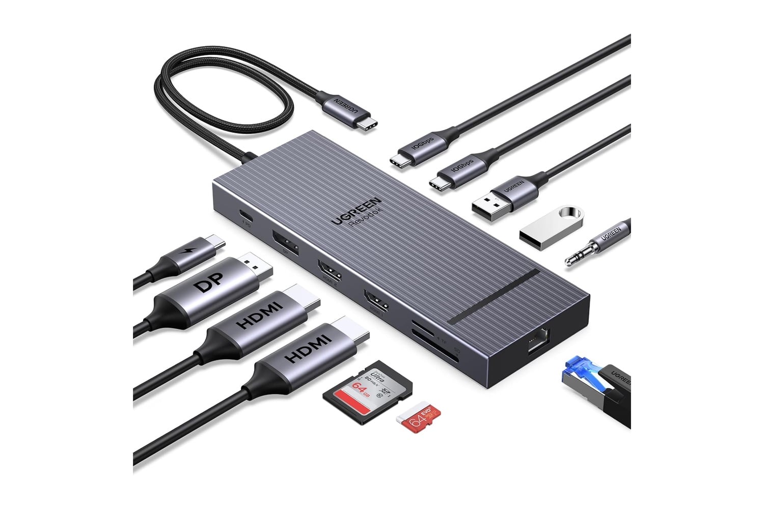 Ugreen 12 In 1 Triple 4k Docking Station