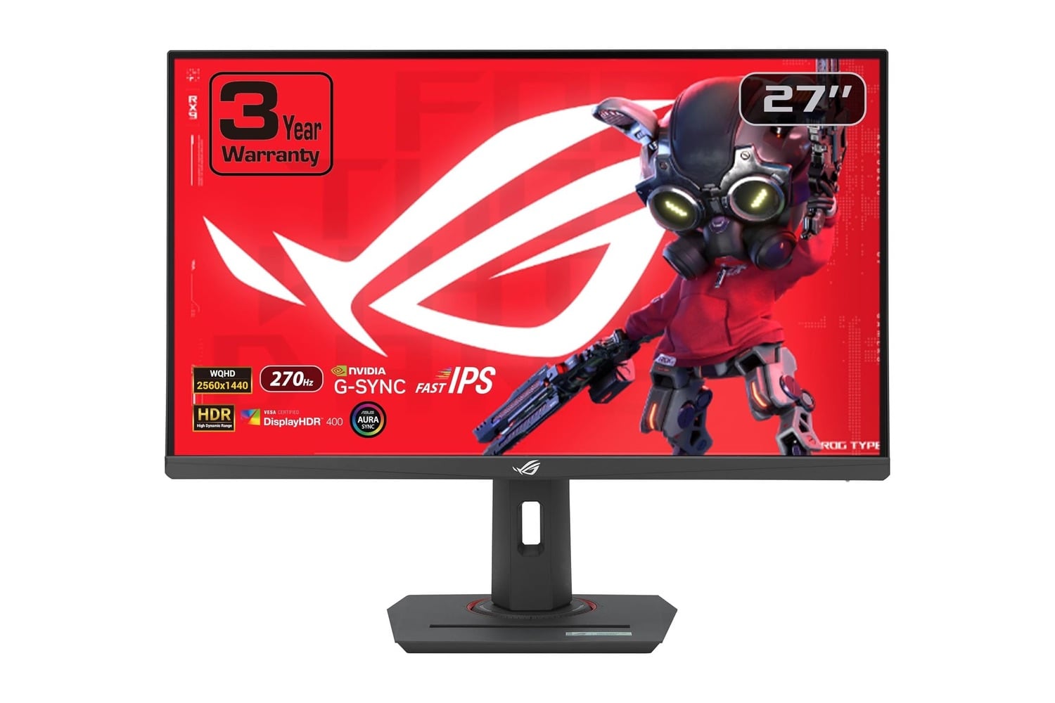 Asus Rog Strix 27” 1440p Usb C Hdr Gaming Monitor