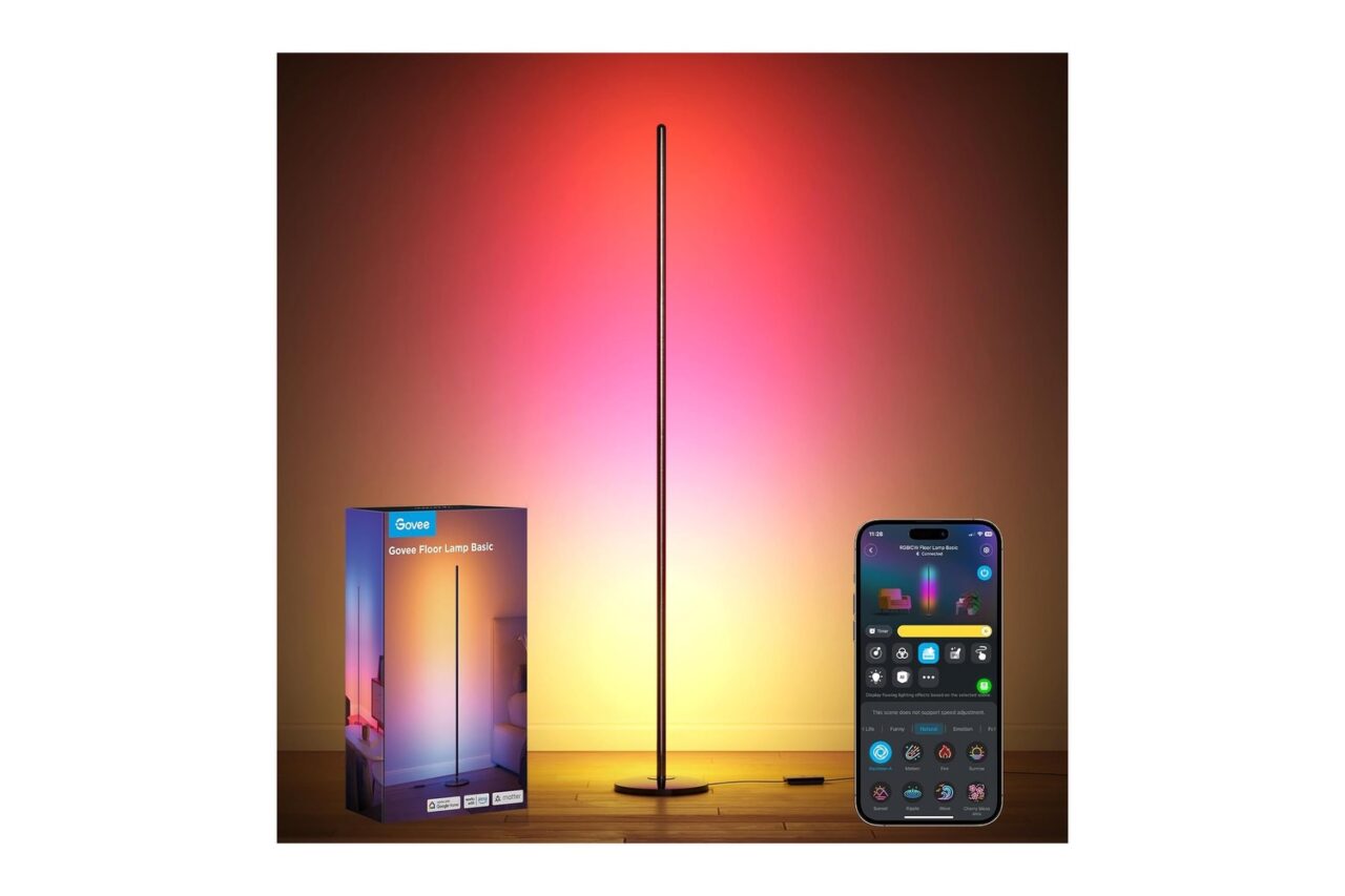 Basic Color Backgrond Govee LED Floor Lamp Falls to a Record Low, Bringing Music Sync and 16 ...