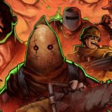 Art shows characters from Dusk.
