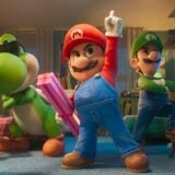 Mario, Luigi, and Yoshi prepare for an adventure.