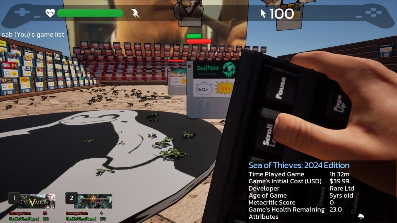 Game Quest The Backlog Battler Steam Store Image Page Nic Taylor