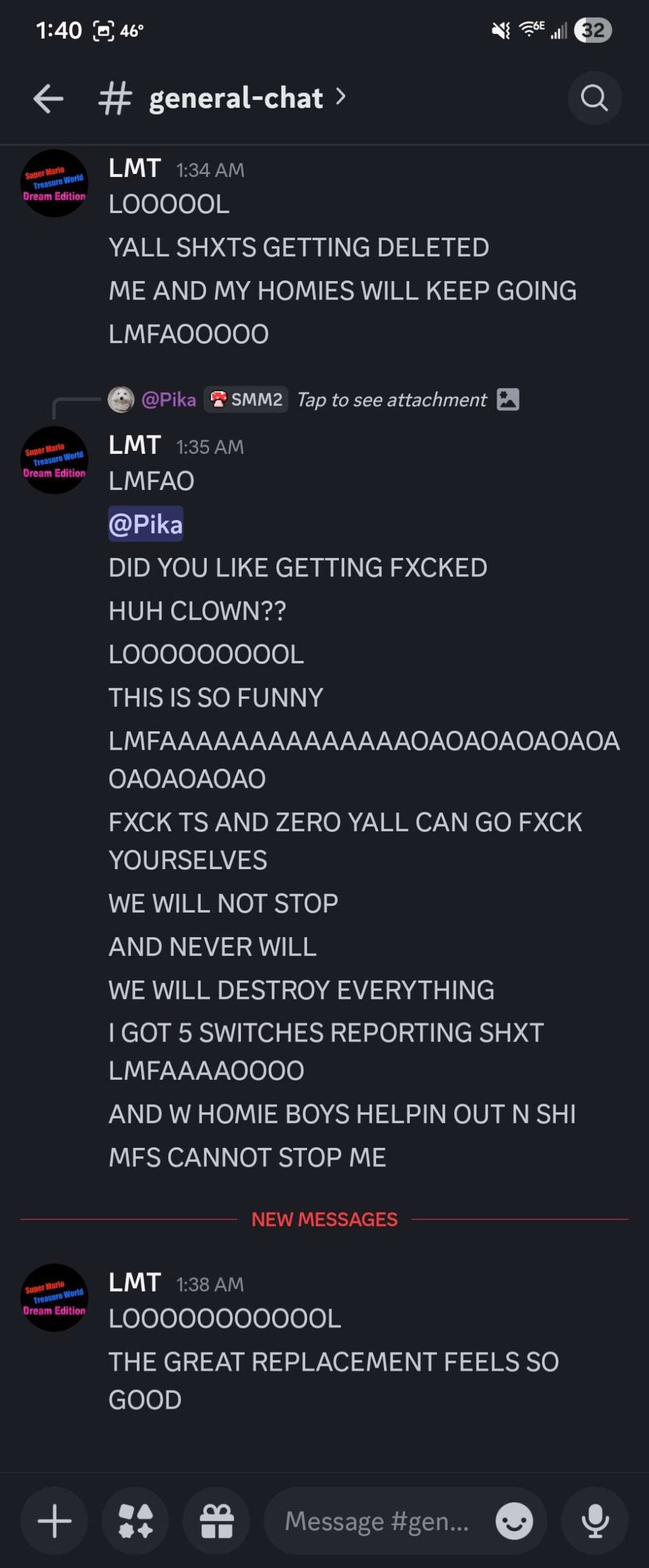 Image Of Lmt's Claim In Team Shell's Discord Server