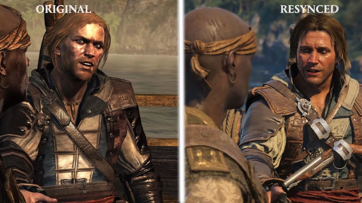 Assassin’s Creed Black Flag Resynced Looks Even Better In Side-By-Side Comparisons With The Original