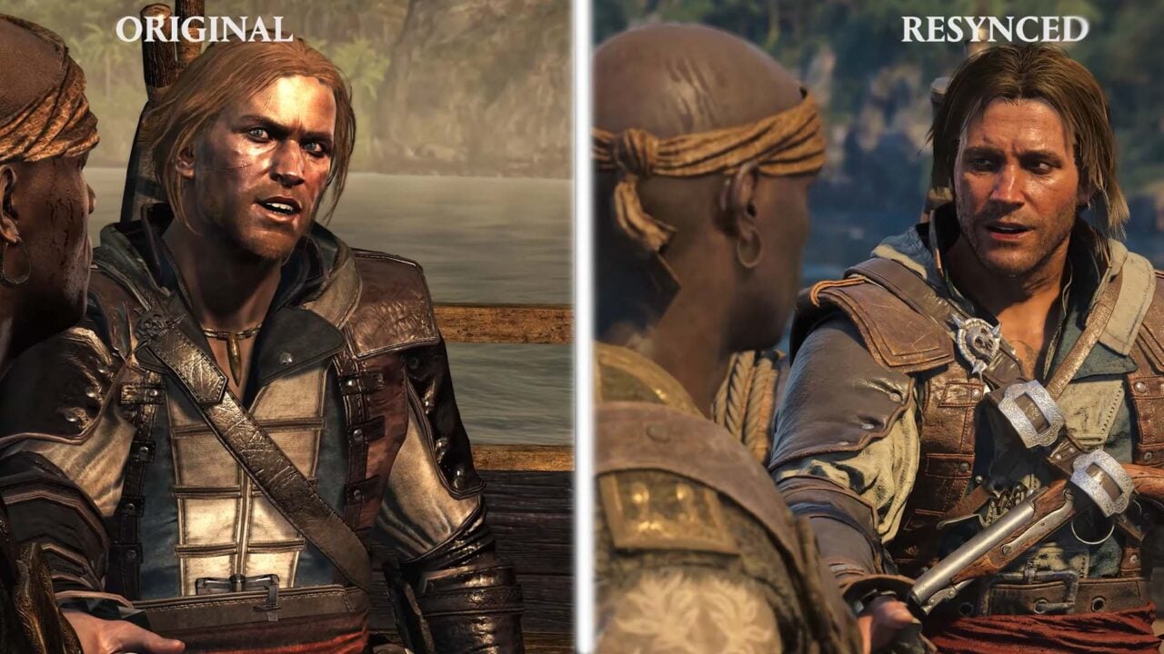 Assassin’s Creed Black Flag Resynced Looks Even Better In Side-By-Side Comparisons With The Original