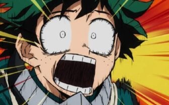 Deku is shocked.