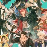 Art shows new FF14 characters.