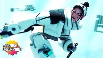 A Thief runner appears in bright light.