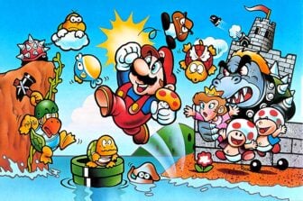 Art shows the original Super Mario Bros. cover.