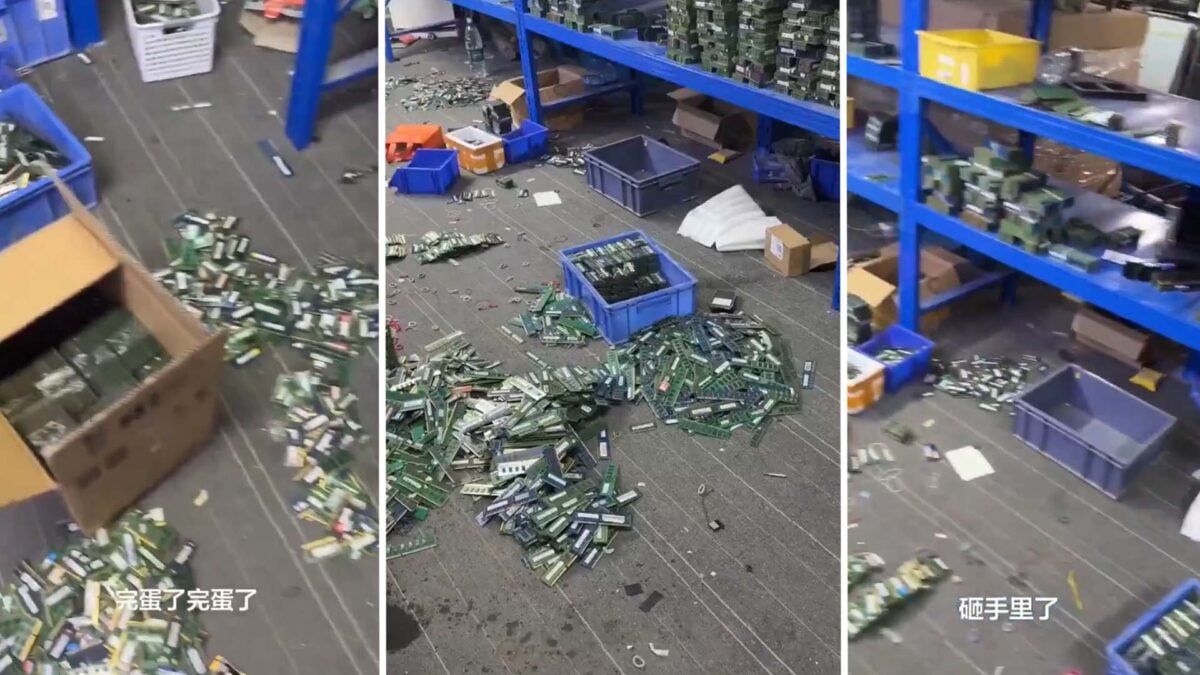 Seller Who Stockpiled Memory Now Panicking After RAM Prices Dip: ‘We’re Doomed, We’re Screwed’