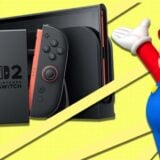 Mario presents a Switch 2.