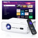 Aurzen Roku Tv Smart Projector