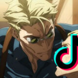 Jujutsu Kaisen's Nanami With Tiktok Logo