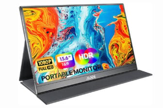 Mnn Portable Monitor 15.6inch Fhd 1080p Usb C Hdmi Gaming Ultra Slim Ips Display