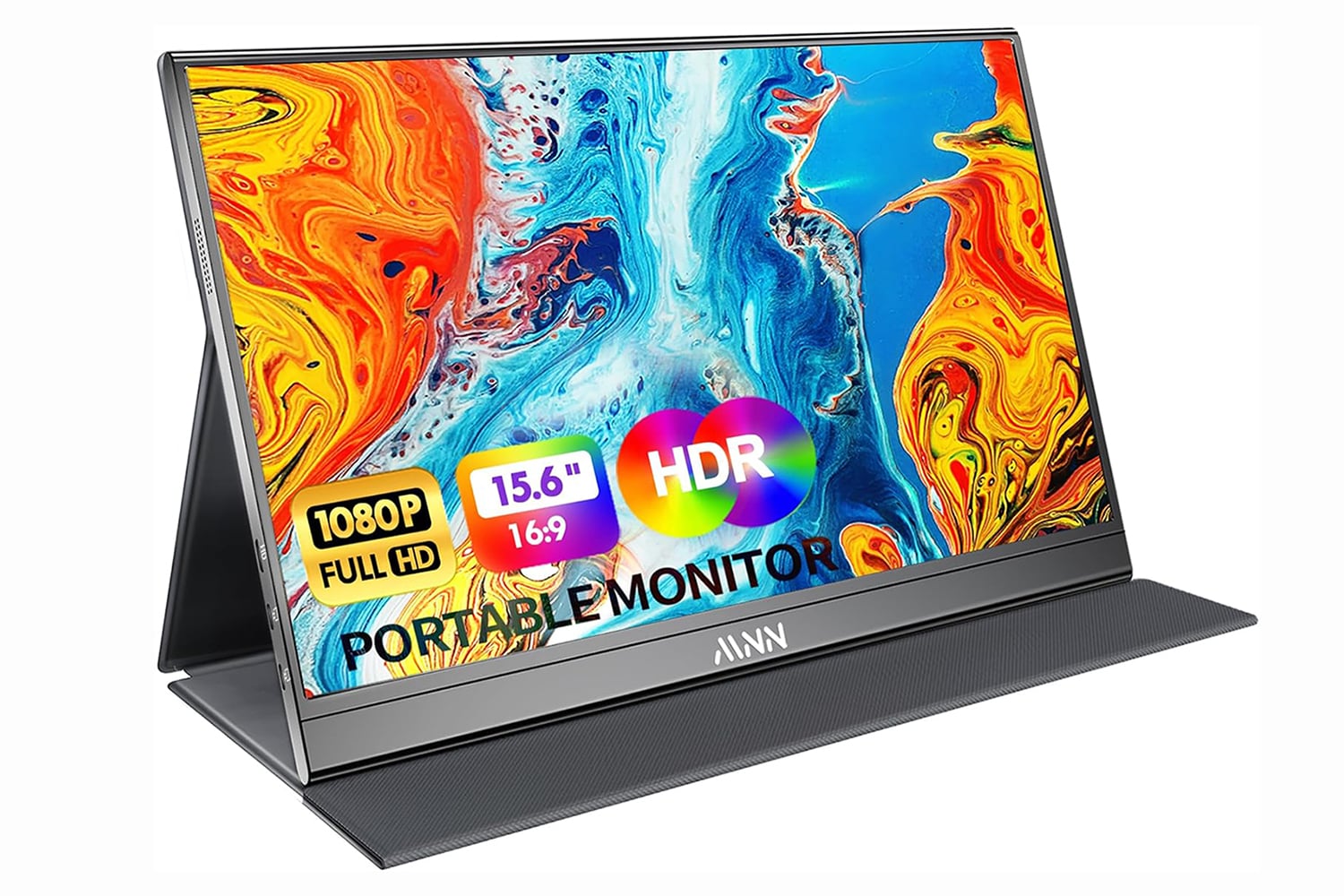 Mnn Portable Monitor 15.6inch Fhd 1080p Usb C Hdmi Gaming Ultra Slim Ips Display