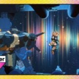 A screenshot from the game Orbitals featuring a bright yellow and fuscia border that reads Summer Preview 2026