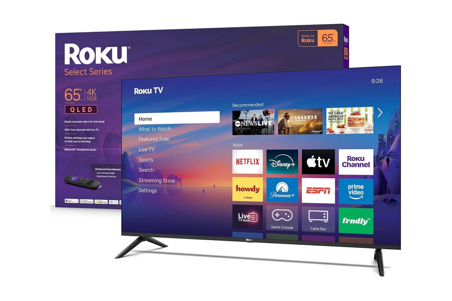 Roku Smart Tv 2026 – 65 Inch Select Series