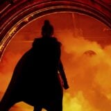 A Jedi leaves a space ship.