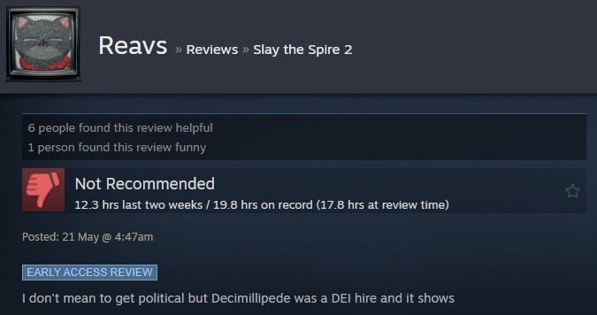 Slay The Spire 2 I Don't Mean To Get Political But