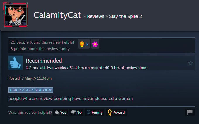 Slay The Spire 2 People Who Are Review Bombing
