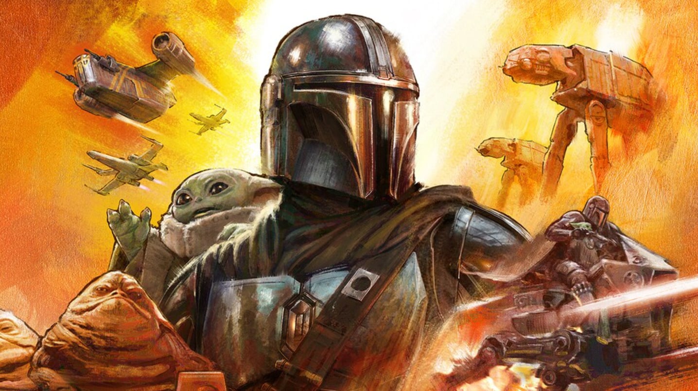 The Mandalorian And Grogu Official Artwork Disney