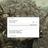 A windows file appears in a junkyard.