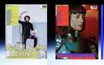 Magazine pages show creators and artists.