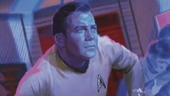 Kirk appears on the Enterprise.