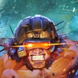 Wolverine appears with a helment on.