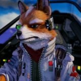 Star Fox appears in a cockpit.