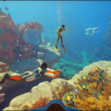 A screenshot of players meeting up in Subnautica 2.